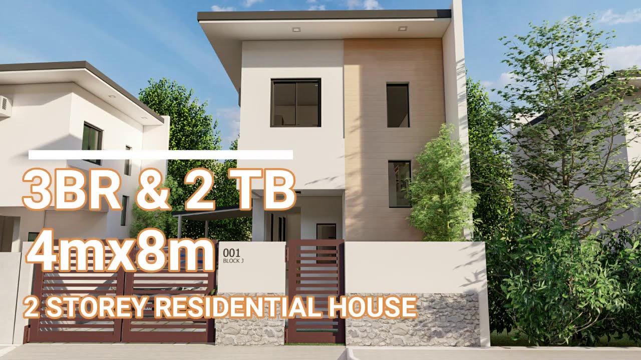 2 Storey Residential House 4m x 8m