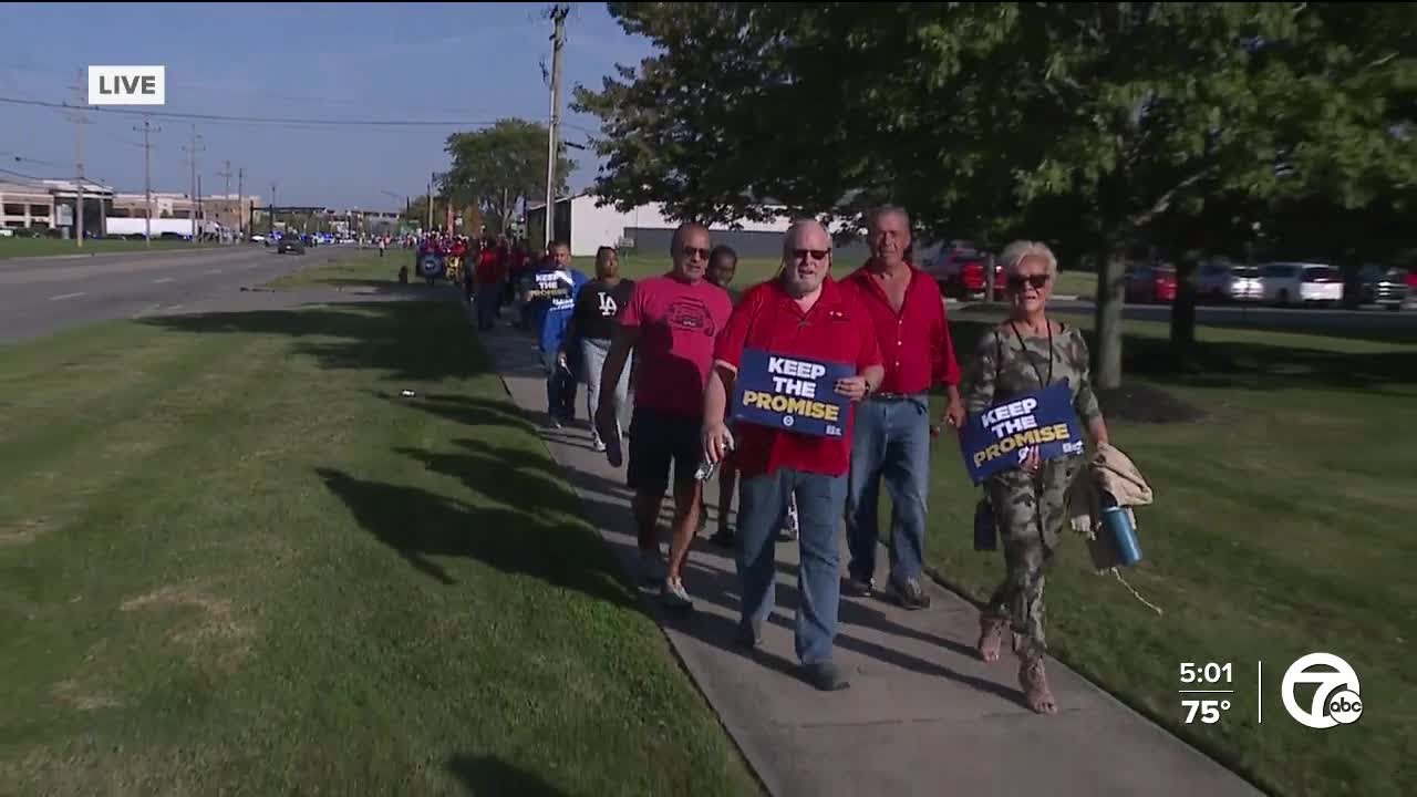 UAW leaders and workers demand change at rally