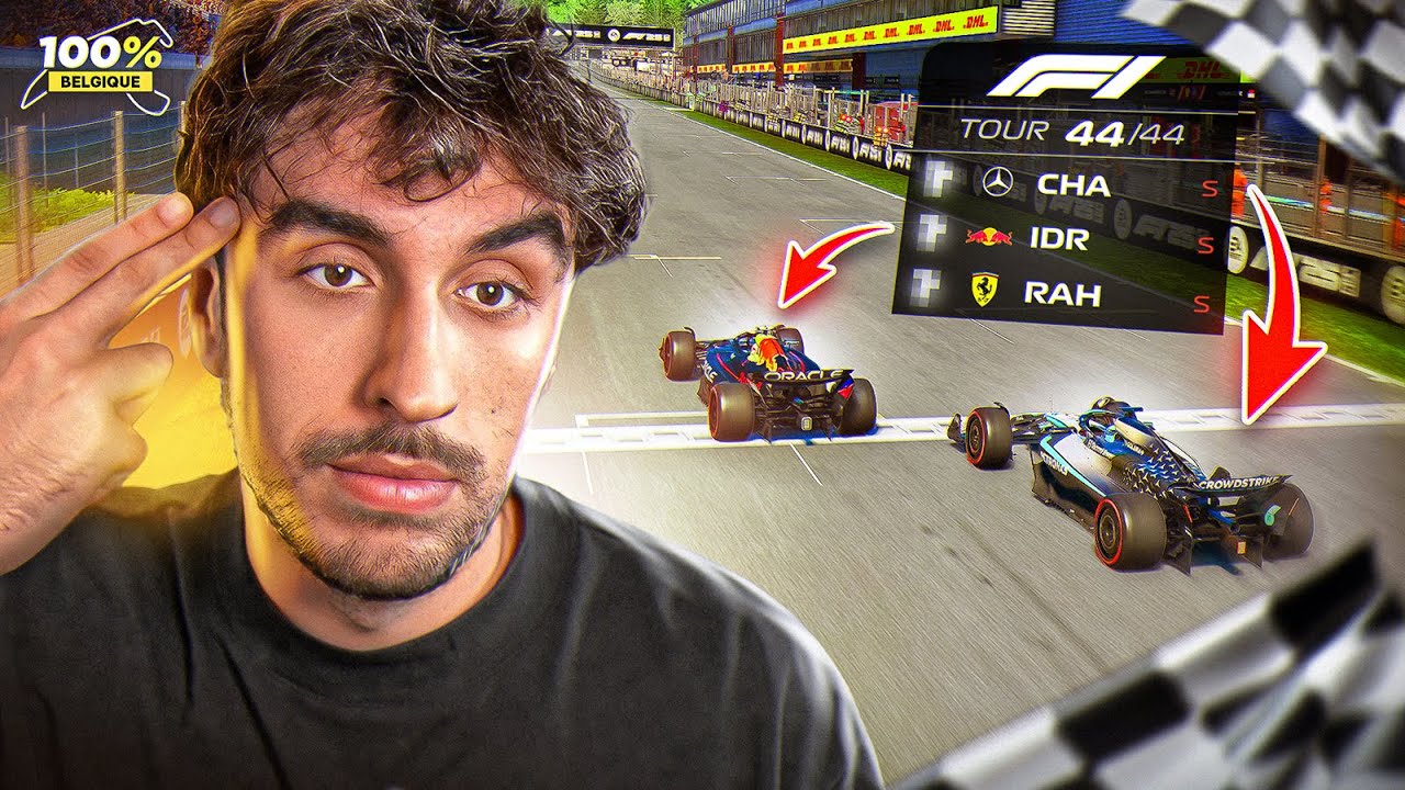 LE JEU BUG DANS LE DERNIER TOUR ?! - 100% Belgique F1 25