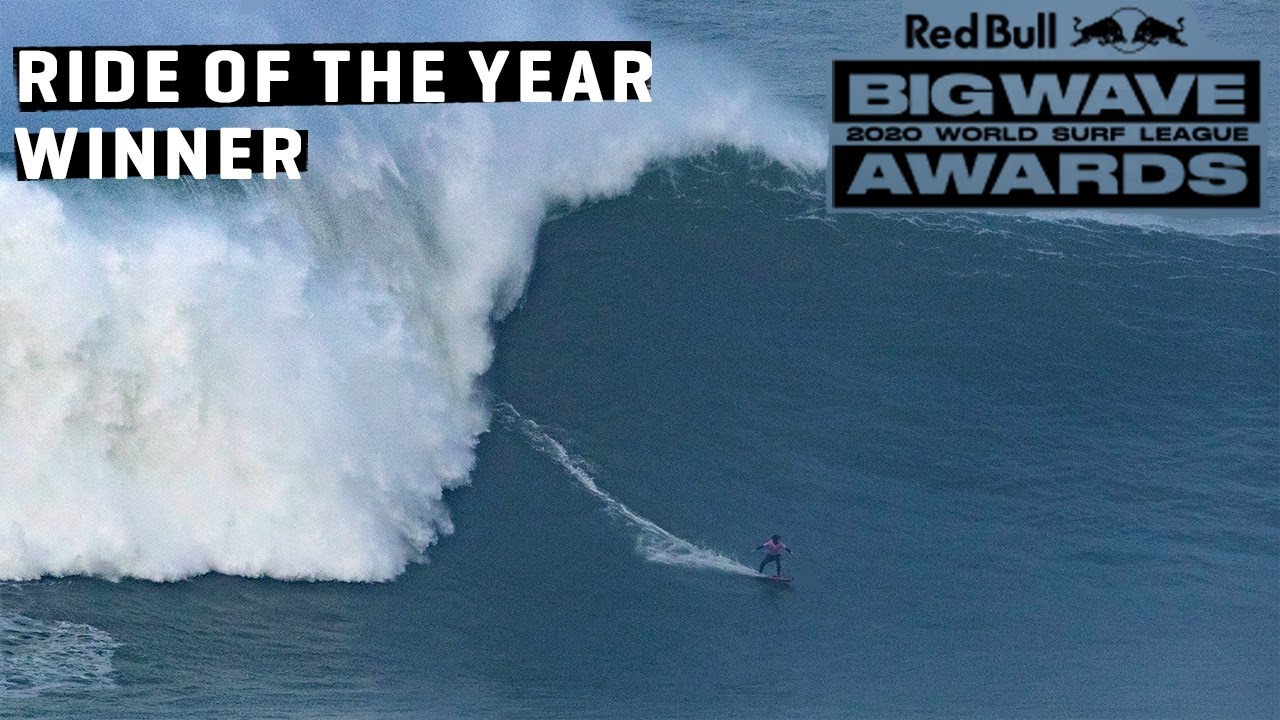 BIG WAVE RIDE OF THE YEAR WINNER JUSTINE DUPONT | Red Bull Wave Big Wave Awards