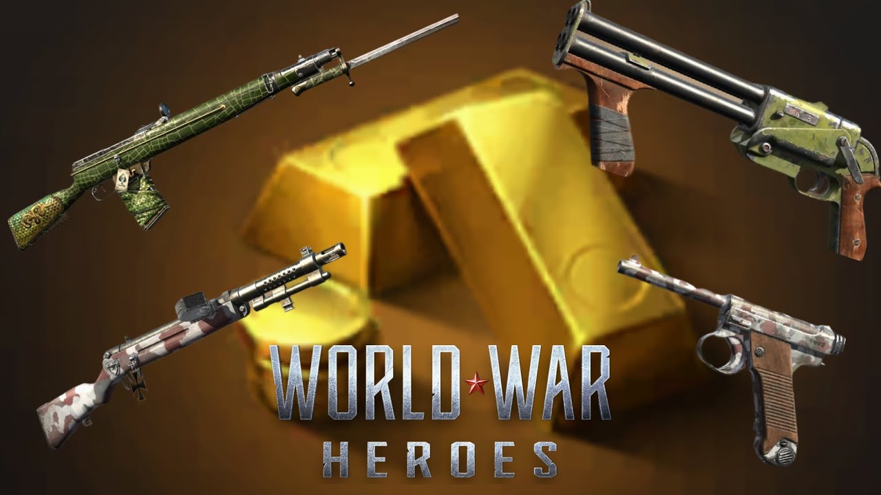 NÃO GASTE OURO NESTAS ARMAS NO WORLD WAR HEROES!!! ,🪙💸🤑