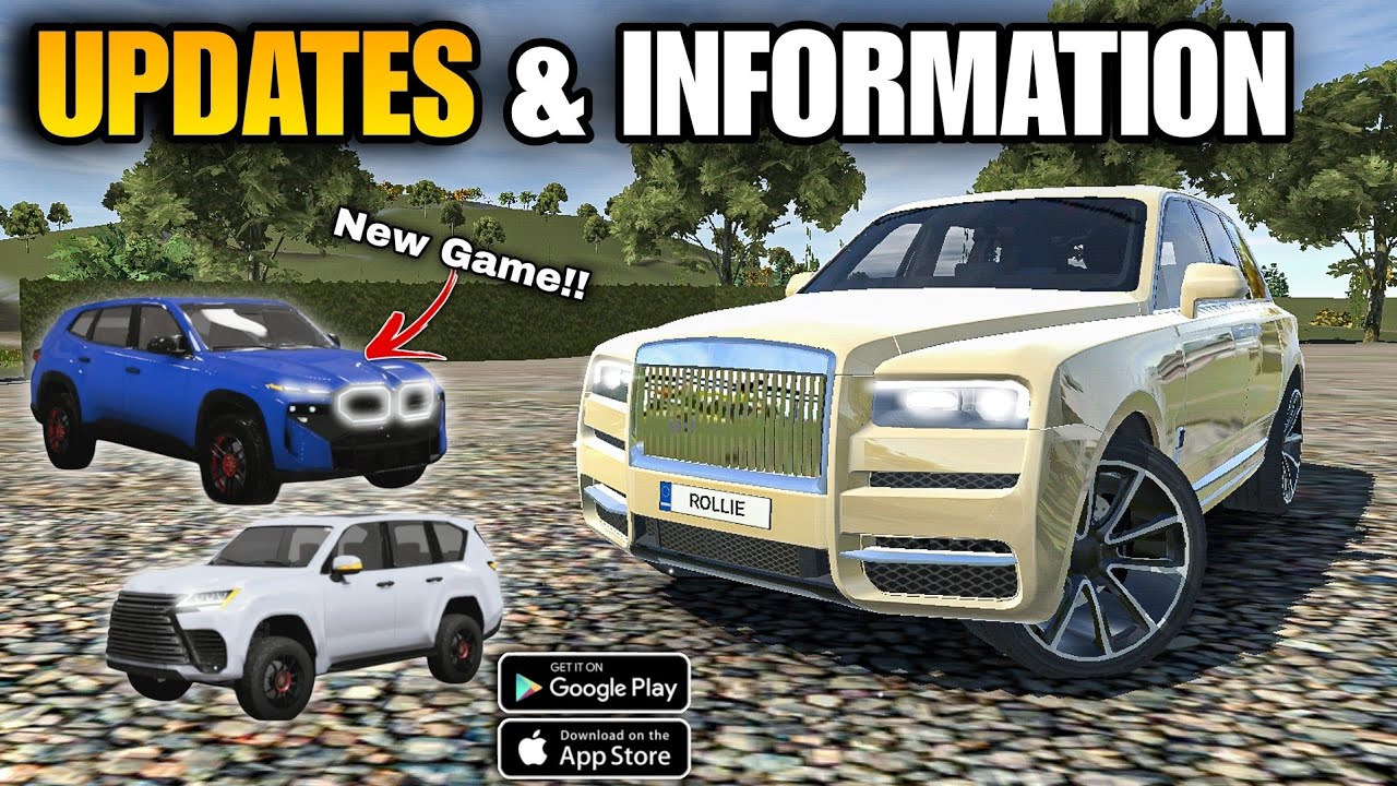 Information & UPDATES - 2 NEW GAMES | European Luxury Cars (3 New Cars, Customization & More)