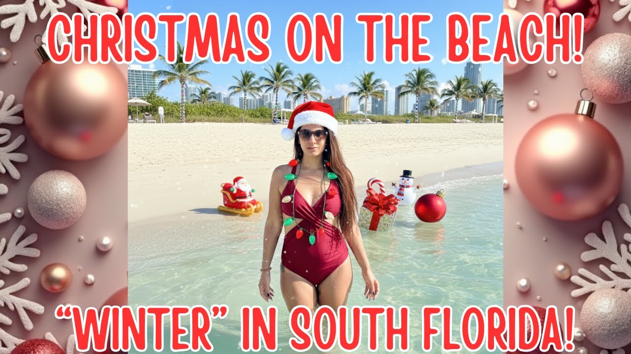 CHRISTMAS ON THE BEACH‼️🏝️#live