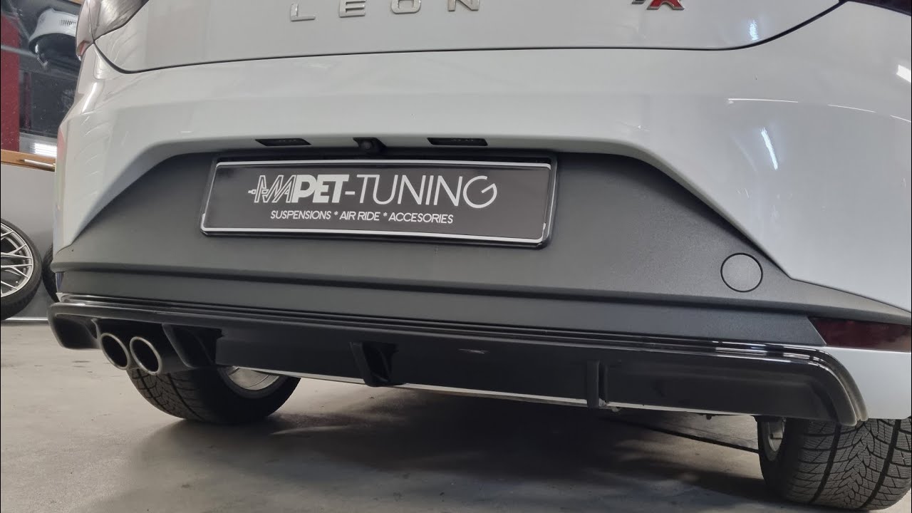 Seat Leon 3 FR przedlift - montaż dyfuzora Maxton Design + Splitter i Cap - MAPET-TUNING