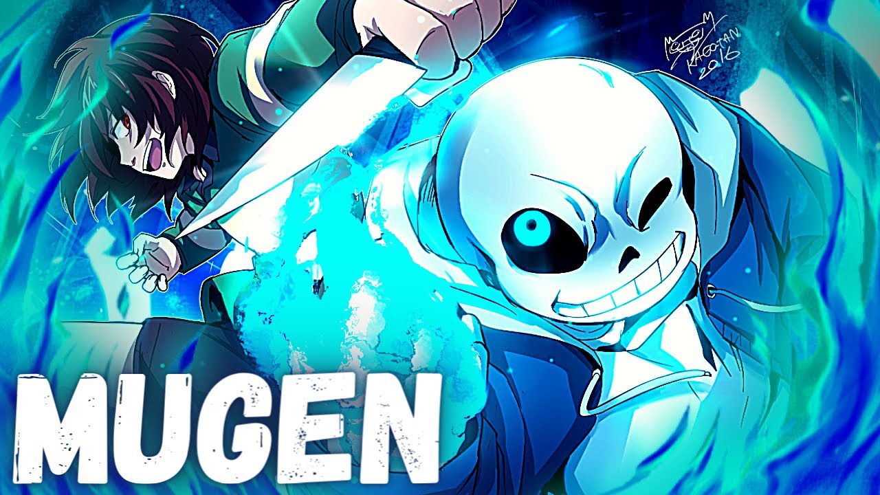 ESSA DUPLA DE UNDERTALE INVADIU O MUGEN (FRISK E SANS CONTRA TODO MUNDO)