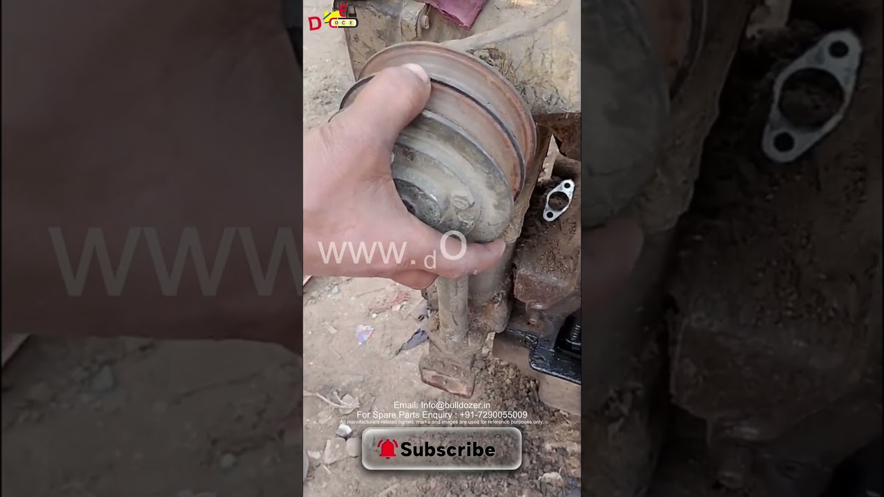 How to Check Fan Pulley & Tensioner Pulley (BEML D80-A12)