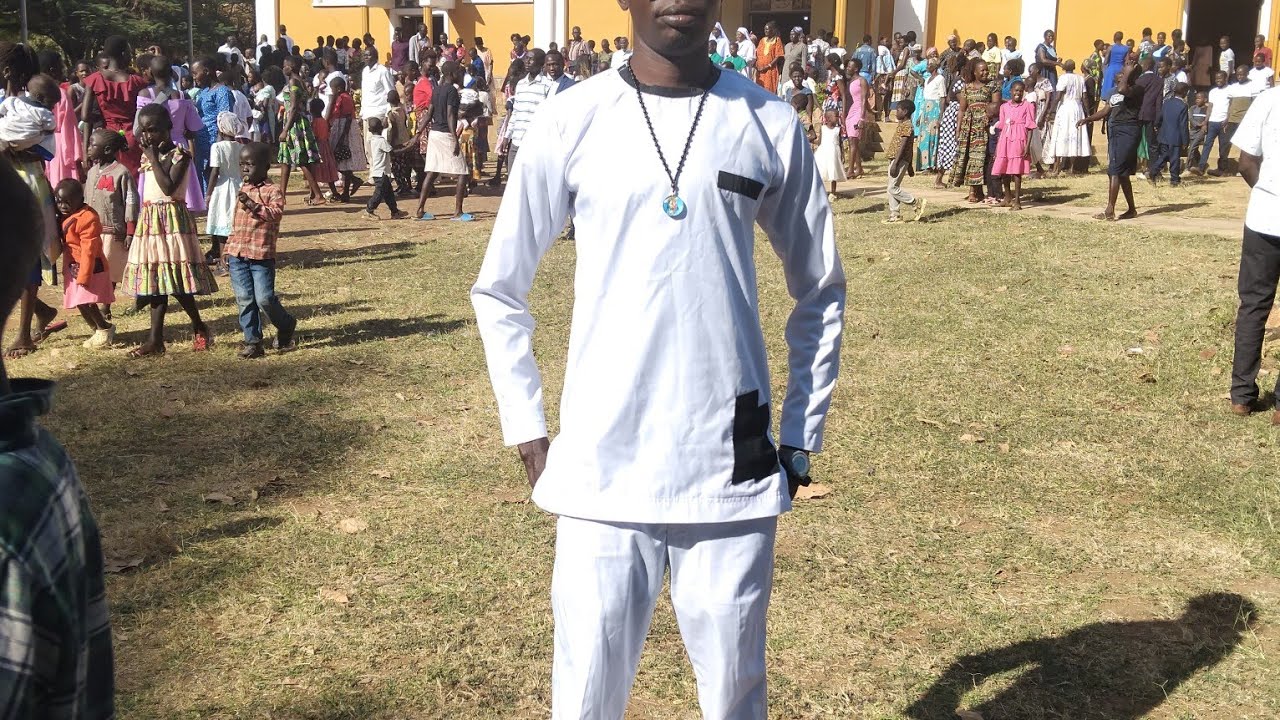 welcome of visitors at Kalongo