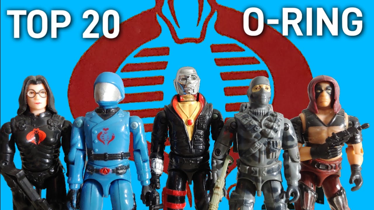 TOP 20 COBRA Action Figures | Vintage G.I. Joe 