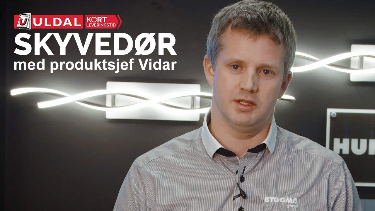 Uldal Skyvedør på 3 minutter