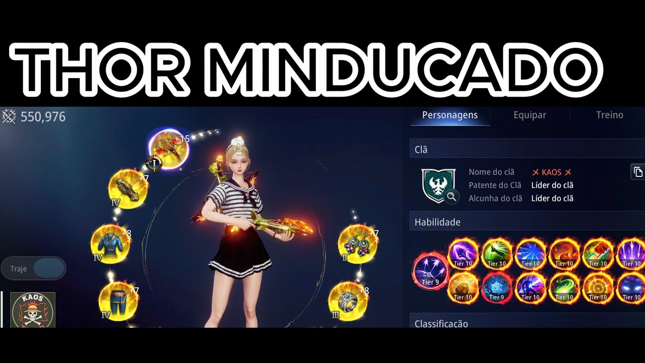 名人堂 SA VS メ KAOS メ| THOR MINDUCADO | SA11 | CORTES DO MIR4 | CORTES DO MIR4