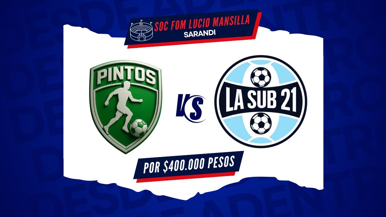 EL MEJOR PARTIDO DEL AÑO ⚽🔥|| PINTOS VS LA SUB 21