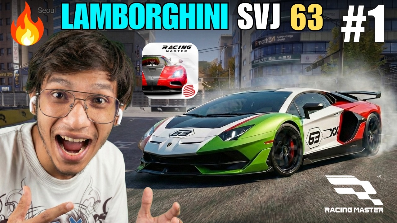 MY FIRST DAY IN RACING MASTER | LAMBORGHINI SVJ 63 🔥 | FULLY MODIFIED