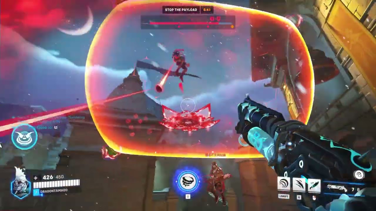 Overwatch2: Junker Queen gameplay Shambali Monastery (no commentary)