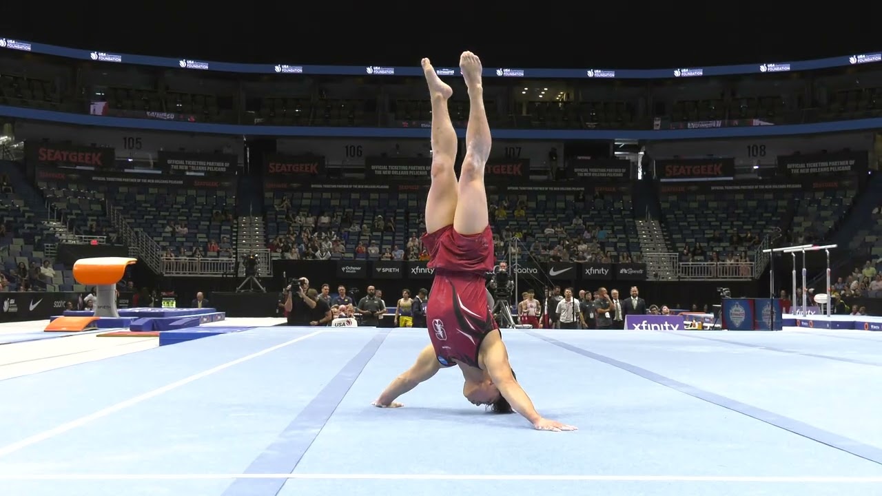 Asher Hong | Floor Exercise | 2025 Xfinity U.S. Championships | Senior Men Day 2
