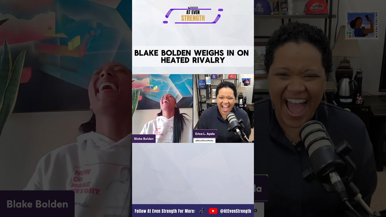 Блейк Болден, пионер женского хоккея и нынешний аналитик ESPN и PWHL, о накаленной борьбе в шортах.