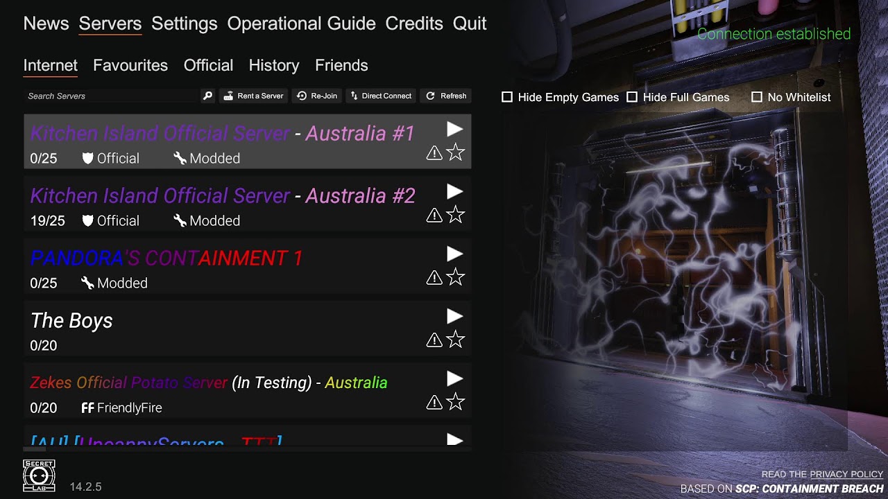 SCP: Secret Labortory