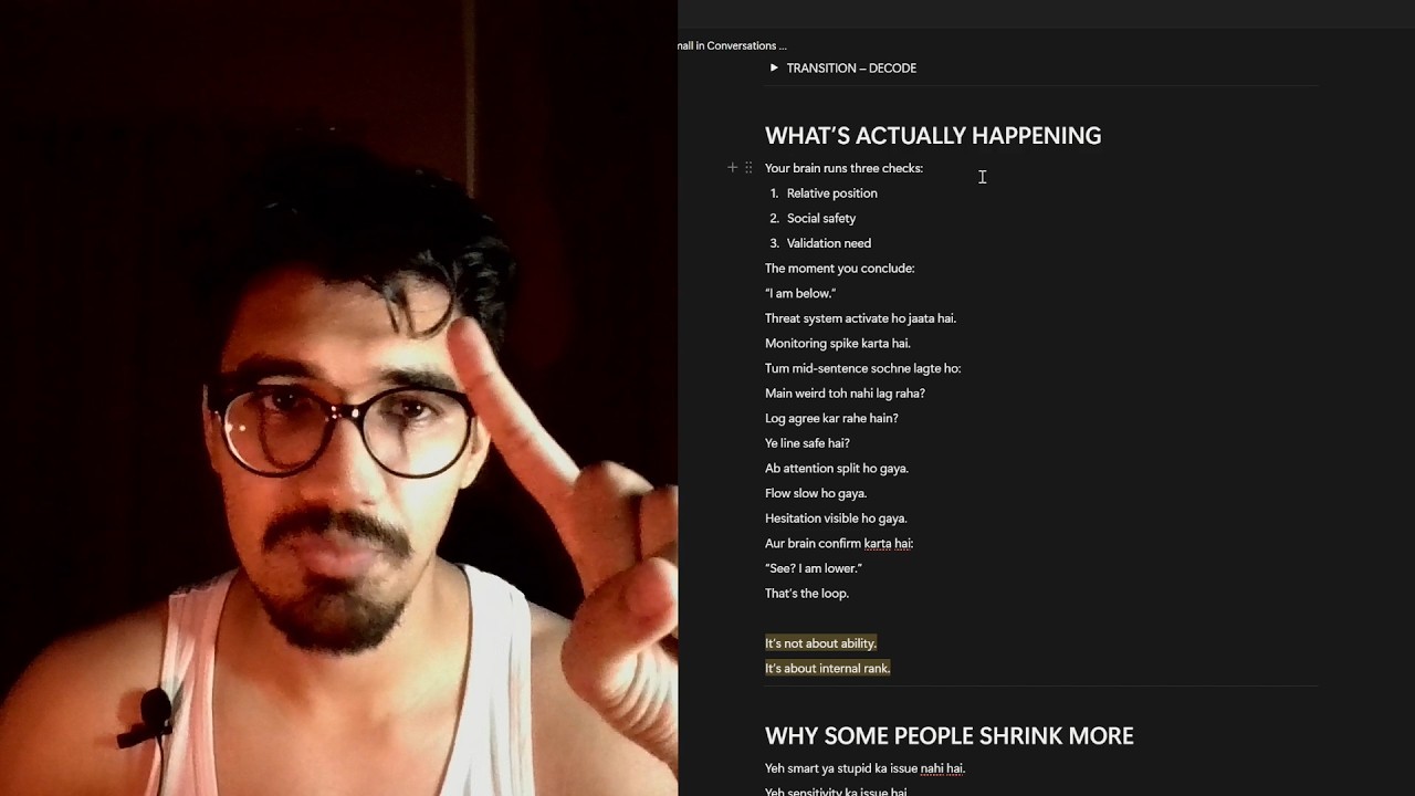 Why You Feel Small in Conversations (Even When You’re Smart)