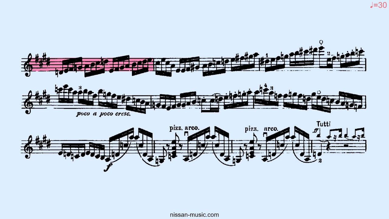 Mendelssohn Violin Concerto - Mov. 3 - Study From Very Slow To Final Tempo - Violin Lesson