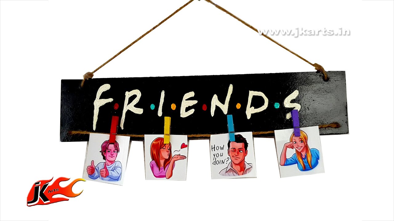 Friends Photo Hanger | Friends TV Show Gift  | Friends Photo Display Board | Friendship Gifts