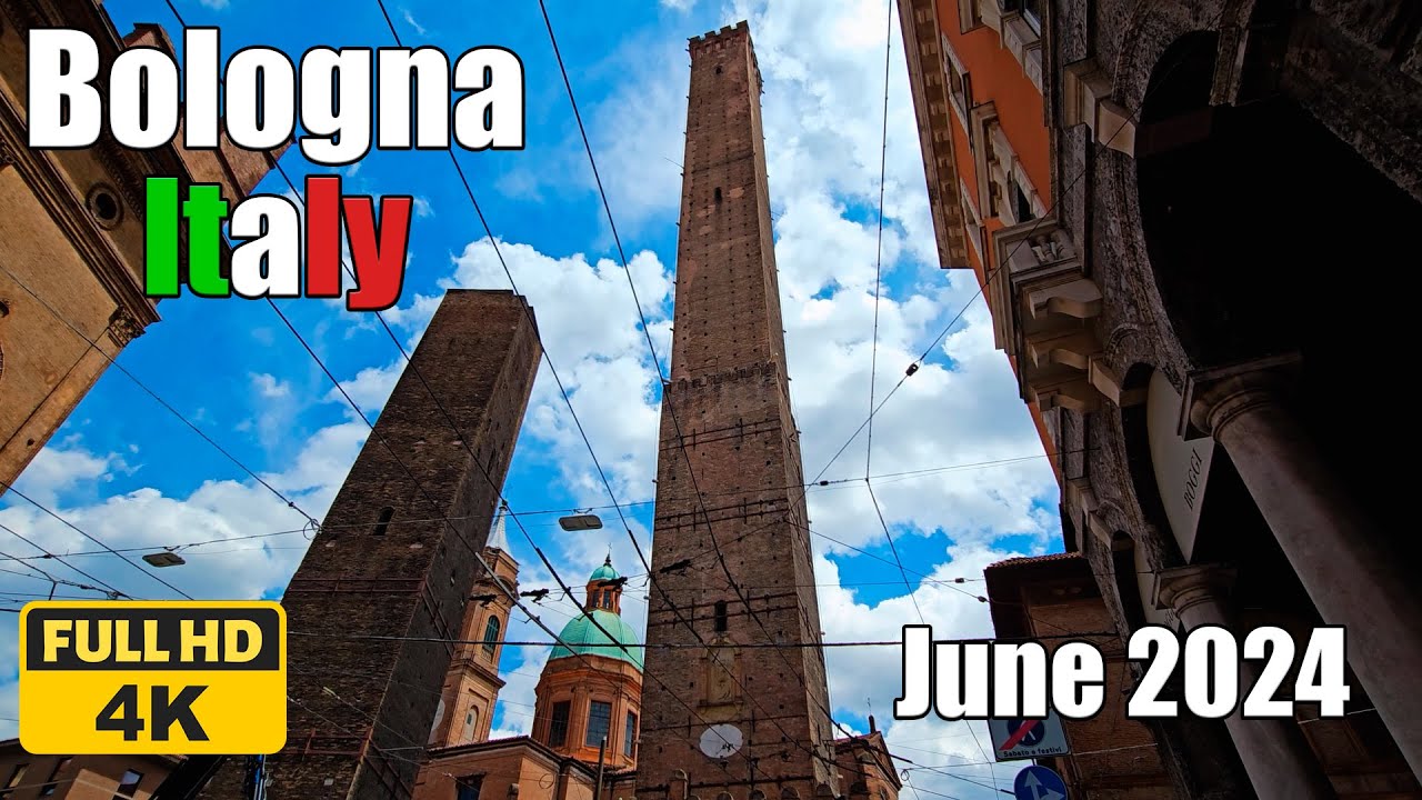 【4K】𝐖𝐀𝐋𝐊 ➜ Bologna, Italy, June 2024