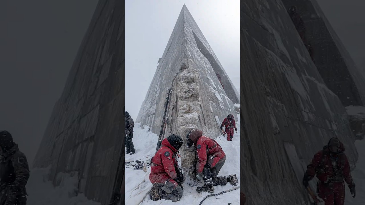 Massive Stone Pyramid Discovered Beneath Antarctic Ice