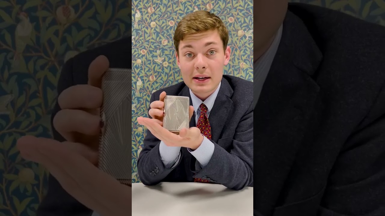 A Faberg&eacute; Silver Cigarette Case | Dawsons Auctioneers