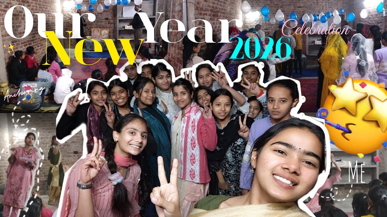Our 2026// New year celebration 🎊🎉,with all the tuitionmates~~~