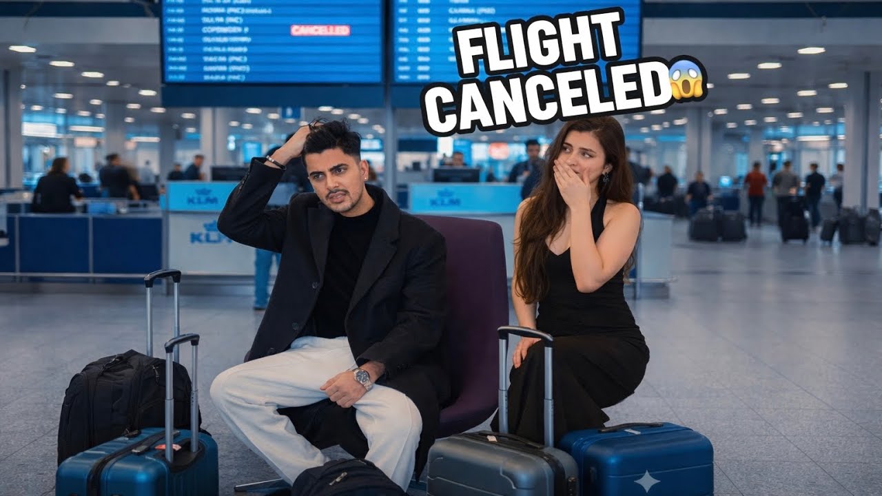 Our Flight Got CANCELLED 😭 | CPH → Amsterdam → Lisbon → Madeira (24hrs Late!) | Day-0
