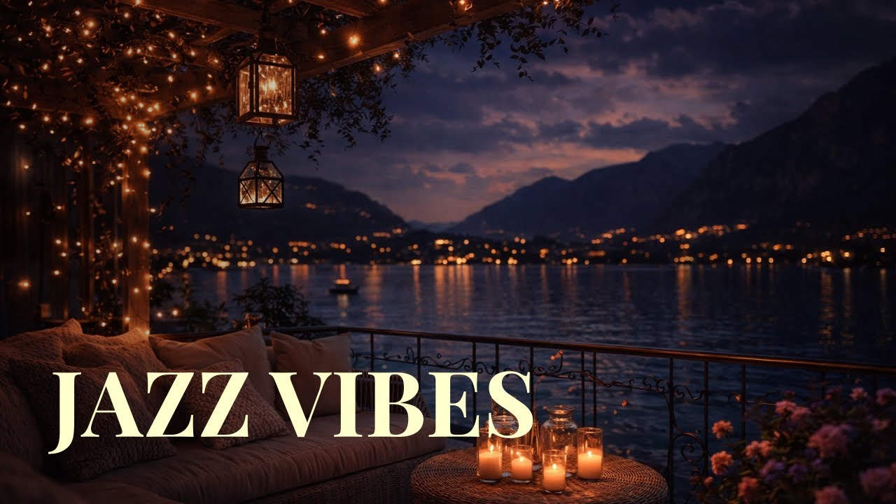 Jazz Vibes Live 🎷 Late Night Smooth Jazz by the Lake