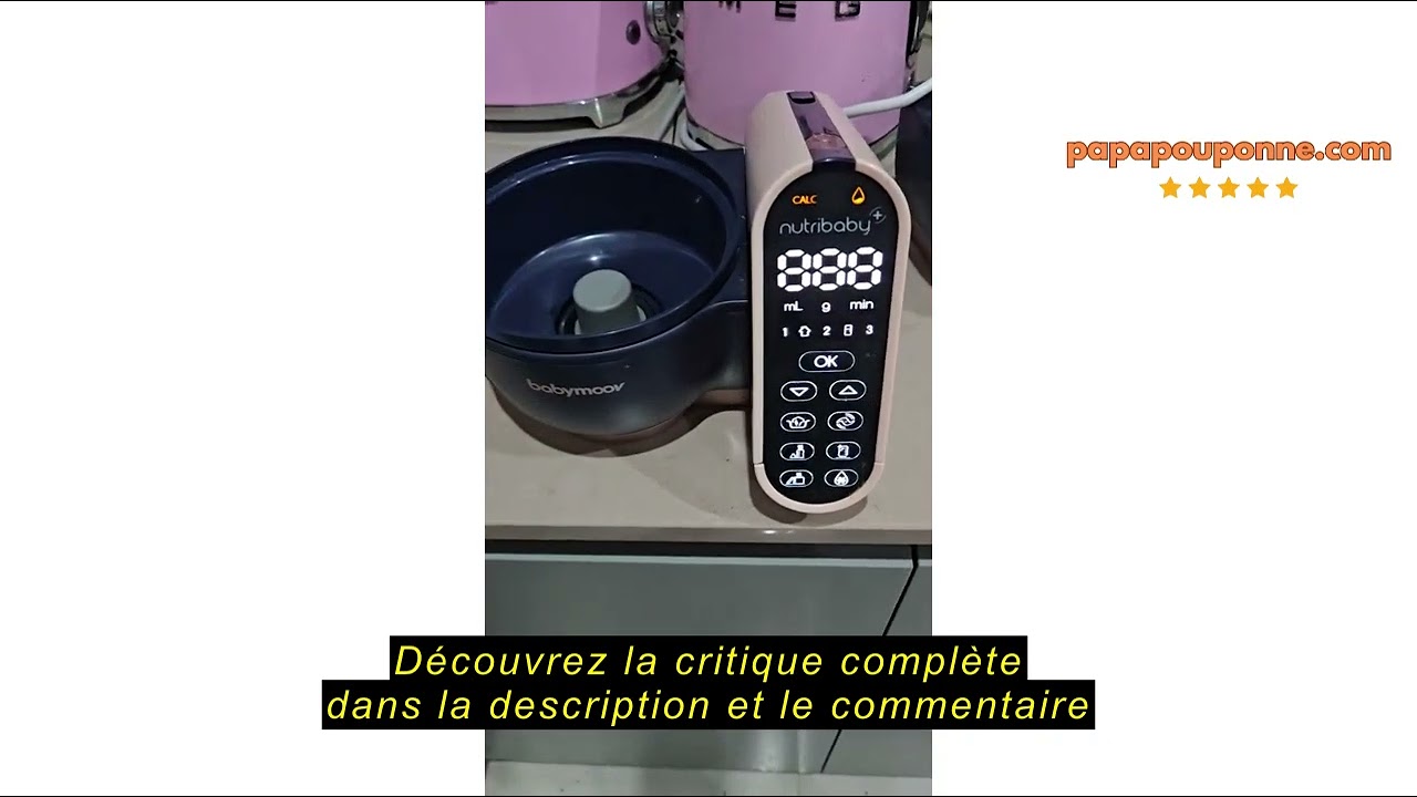 Avis sur la Robot Nutribaby + XL - Babymoov, Multicolore