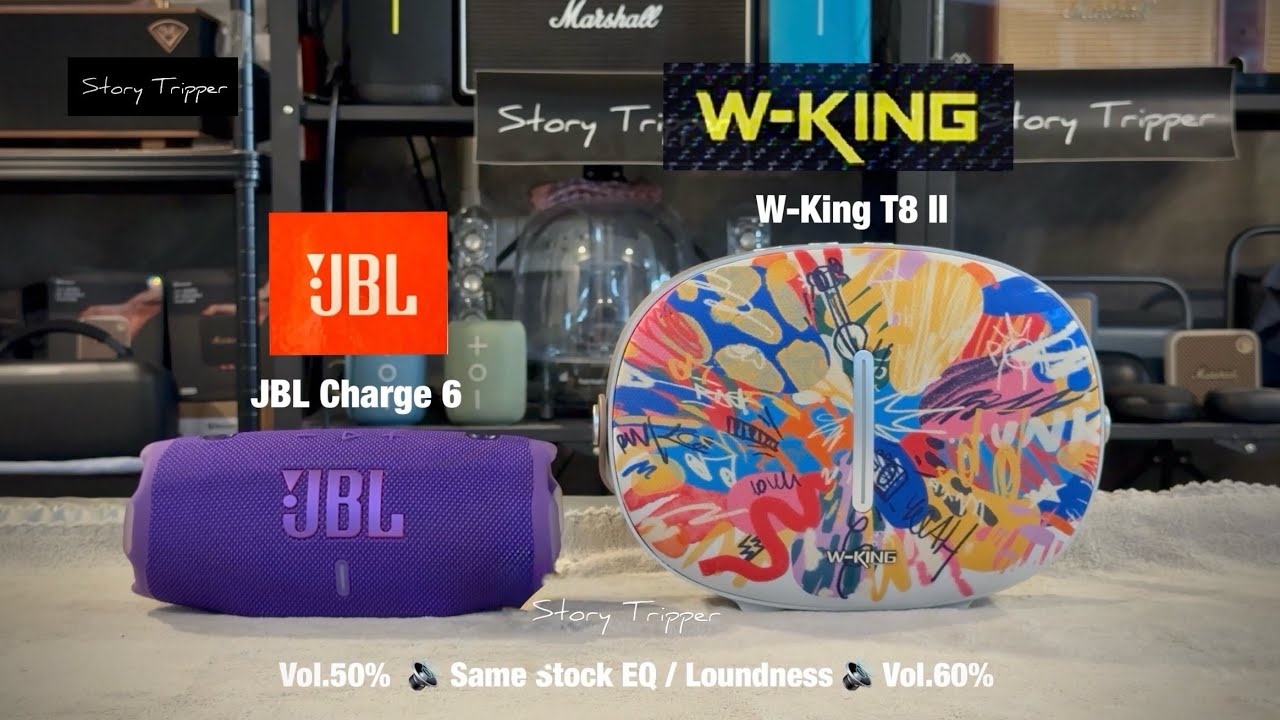 JBL Charge 6 vs W-King T8 II
