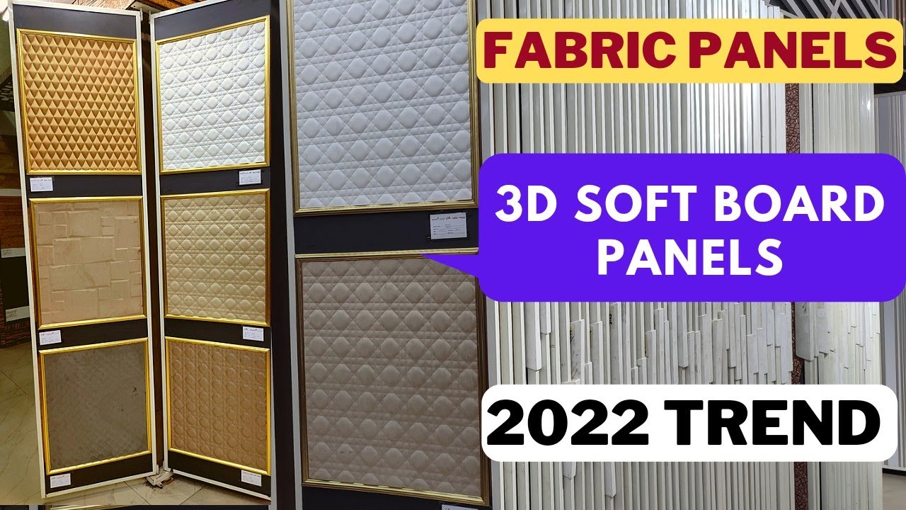 3D Soft Board Fabric Panels || Euro Pratik Latest Products #woodface