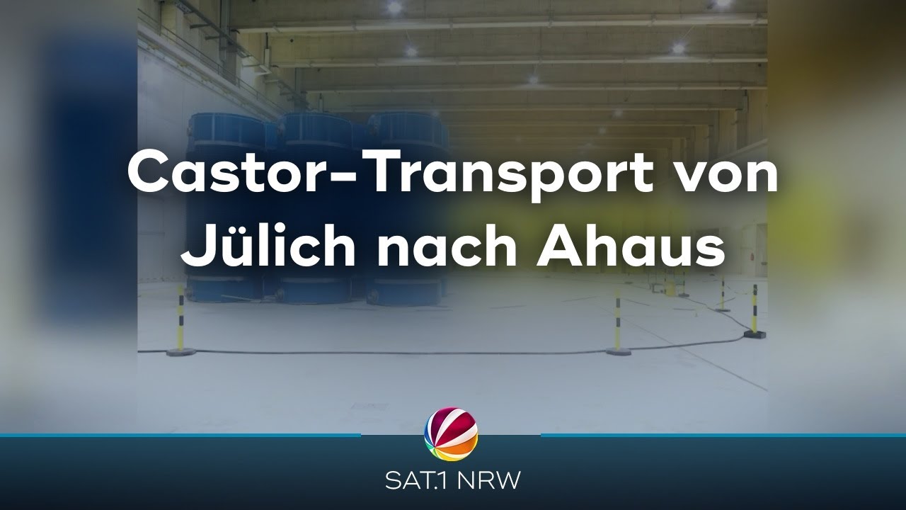 Castor-Transport von J&uuml;lich nach Ahaus