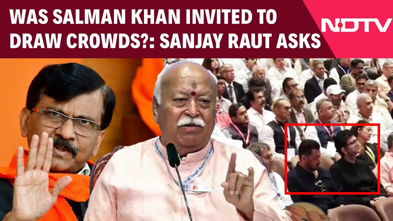 Salman Khan News | Sanjay Raut Slams Slams Salman Khan For Attending RSS Event