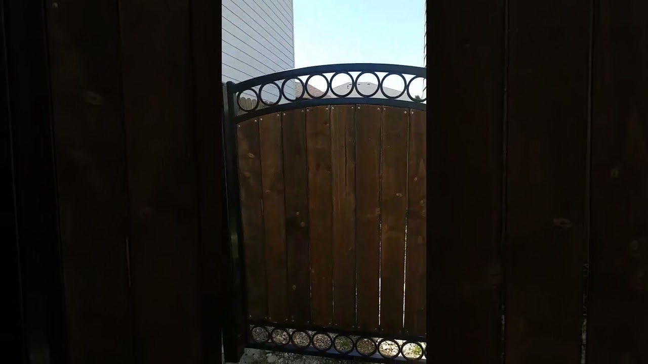 Pedestrian gate .