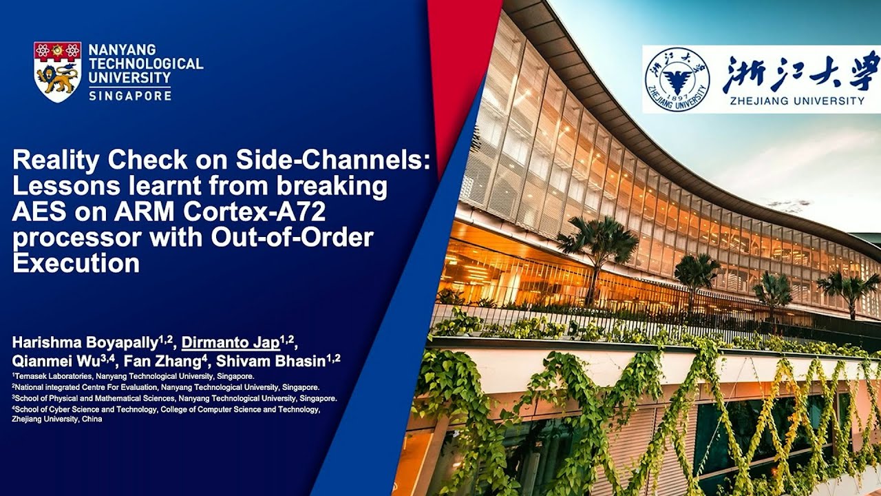 WOOT '25 - Reality Check on Side-Channels: Lessons learnt from breaking AES on ARM Cortex-A72...