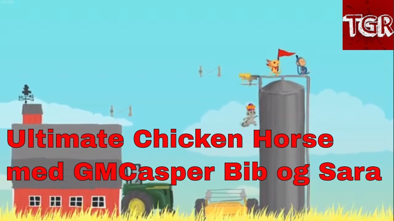 Ultimate Chicken Horse: Spiller mod GMCasper, Bib og Sara [DK]