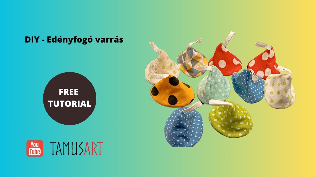 DIY - Edényfogó varrás / DIY - potholder sewing