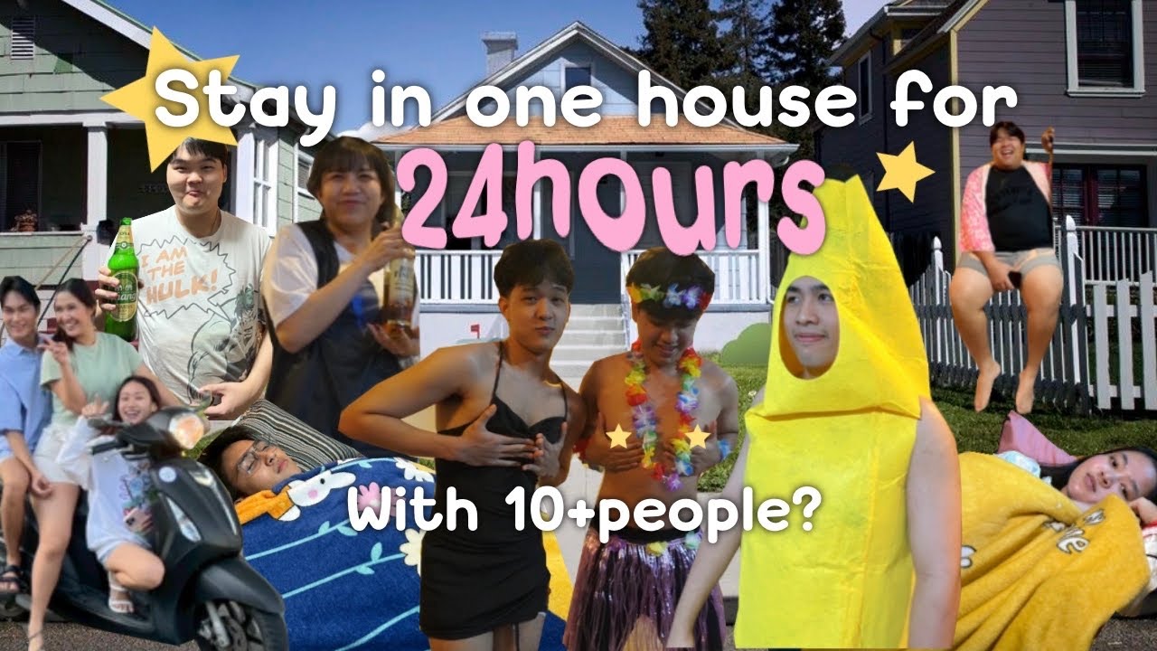 What happens when 10+ Uni Friends stay in One House for 24 Hours