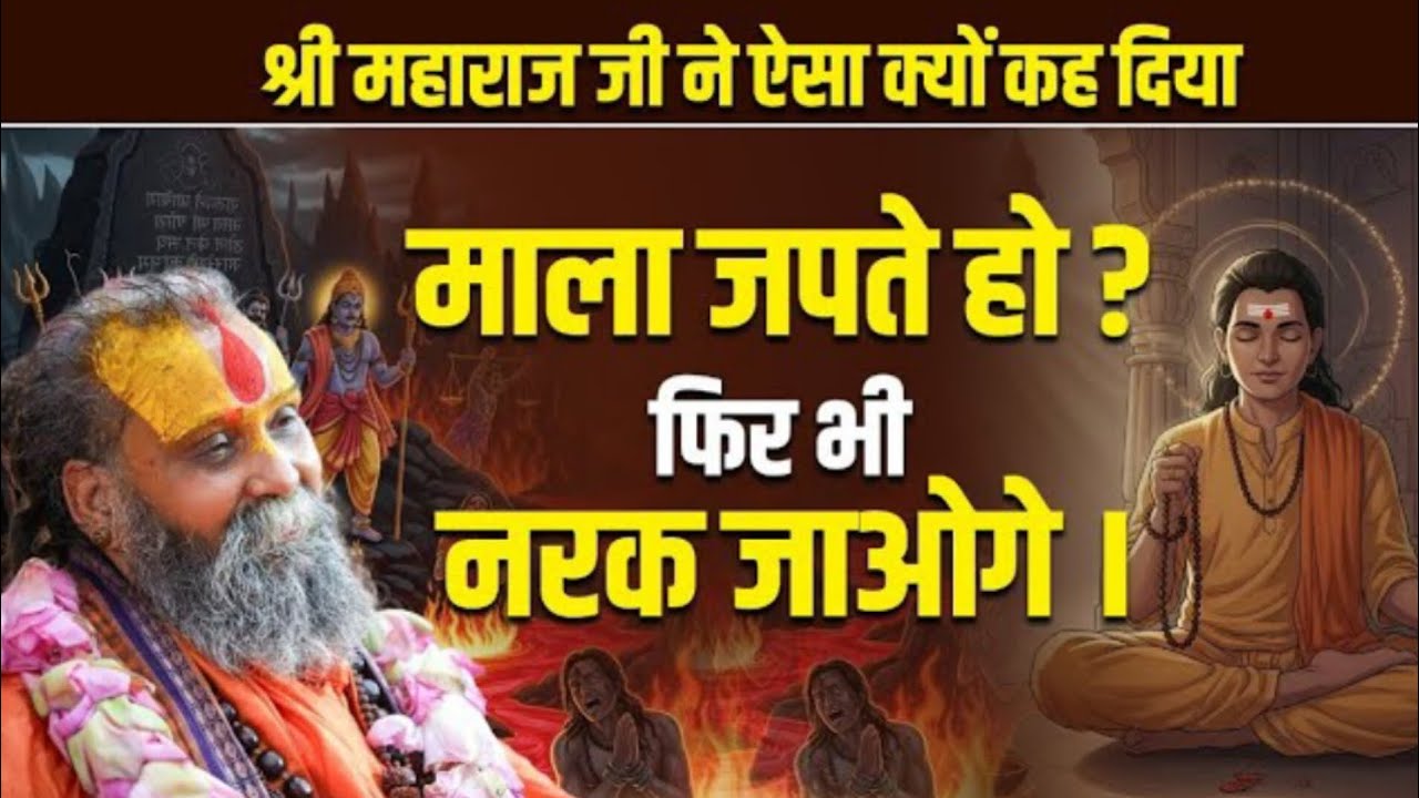 माला जपते हो फिर भी नरक जाओगे | श्री महाराज जी ने ऐसा क्यों कह दिया 