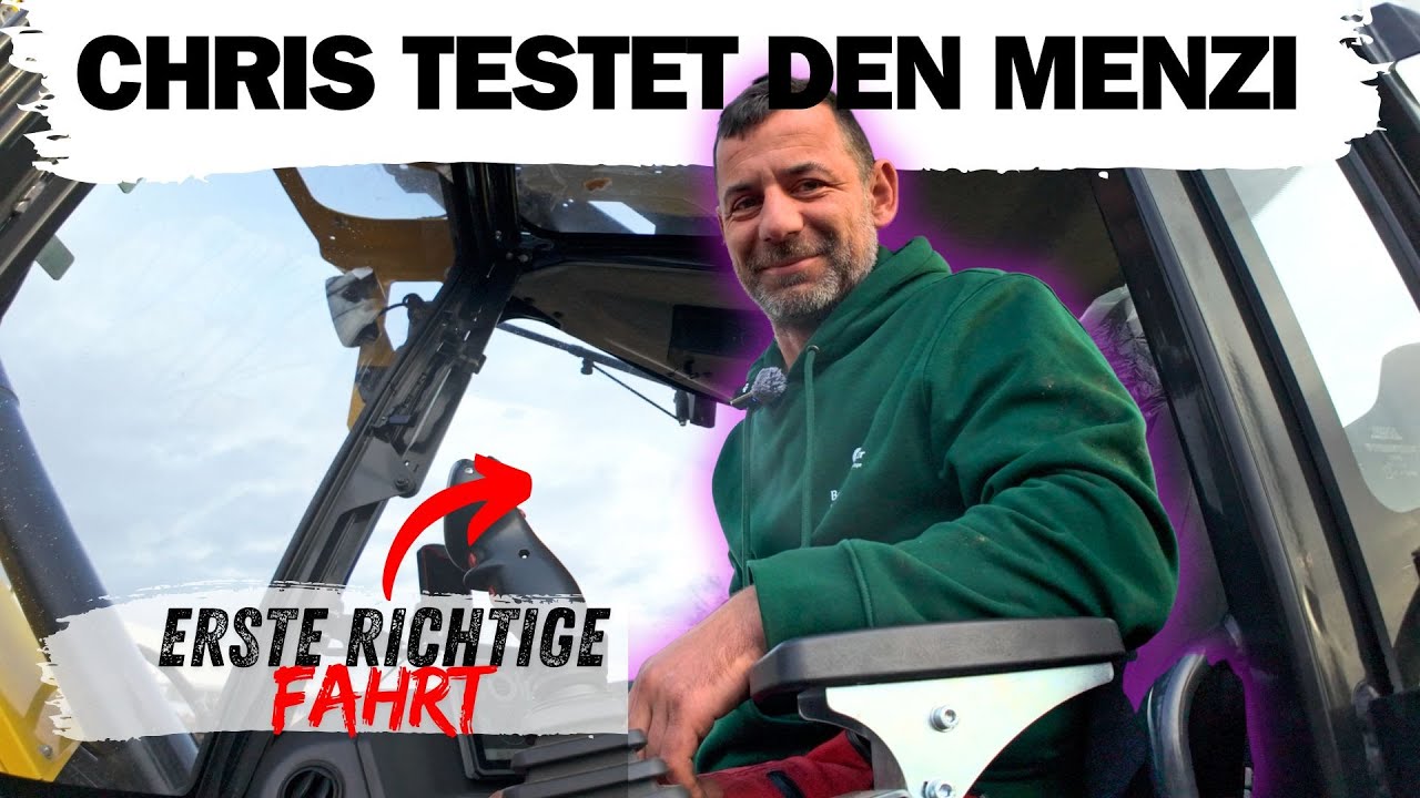 Наш первый практический тест в Menzi Muck 🔥