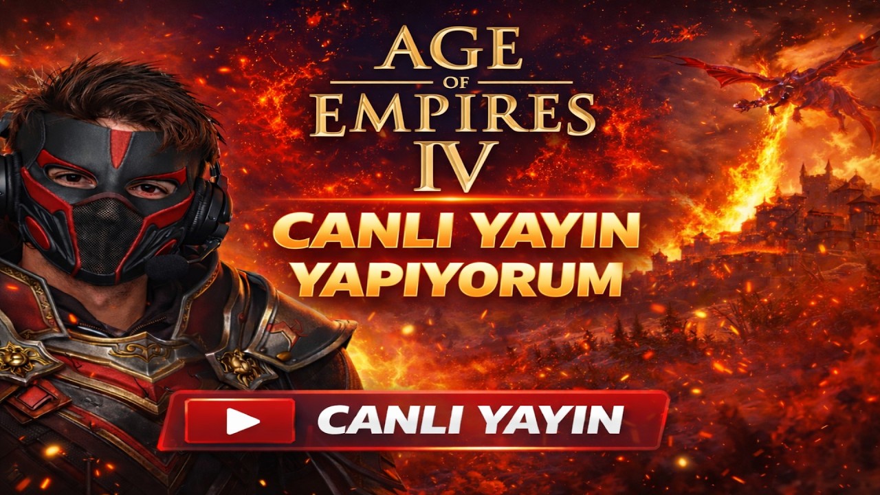 🔴 Age of Empires IV LIVE | Online Battles Canli Yayin  (No Commentary) #live #canlıyayın #canlı