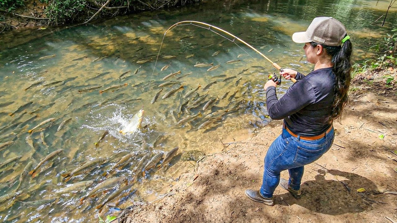  ELA encontrou UM POÇO INFESTADO DE PEIXES | E no FINAL, algo surpreendente ACONTECEU