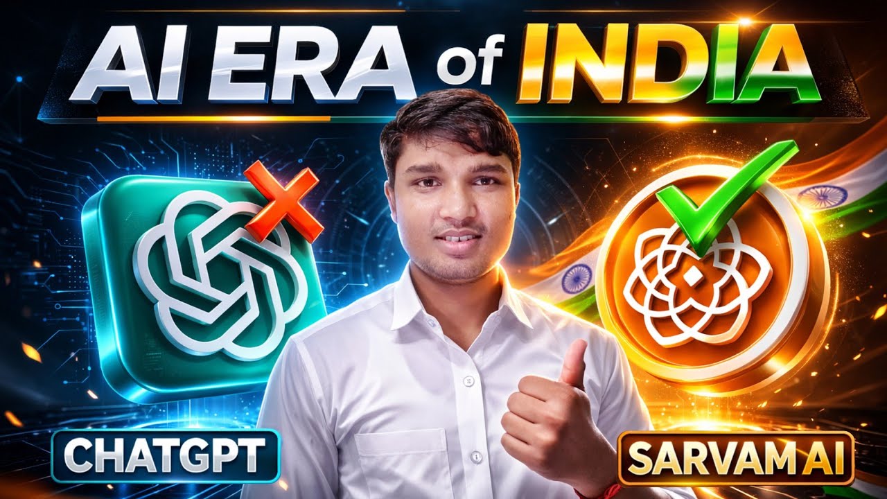 The AI Era of India 🇮🇳 | ChatGPT vs Sarvam AI | India’s AI Revolution Explained