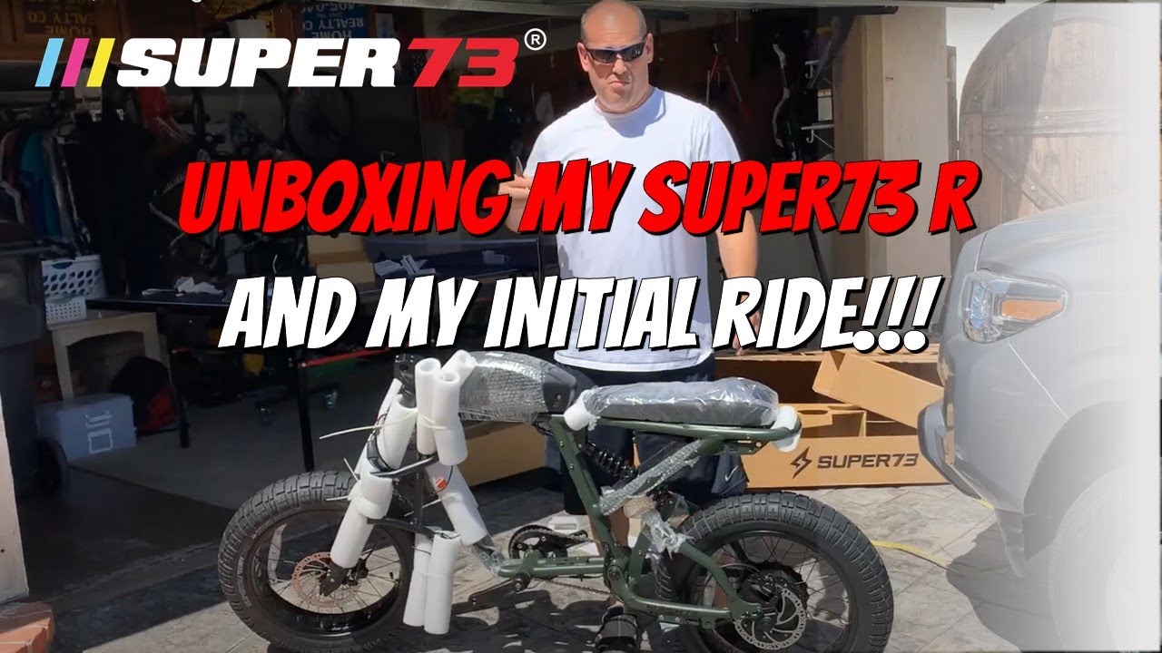 Super73 R e Bike Unboxing and RIDE!!!
