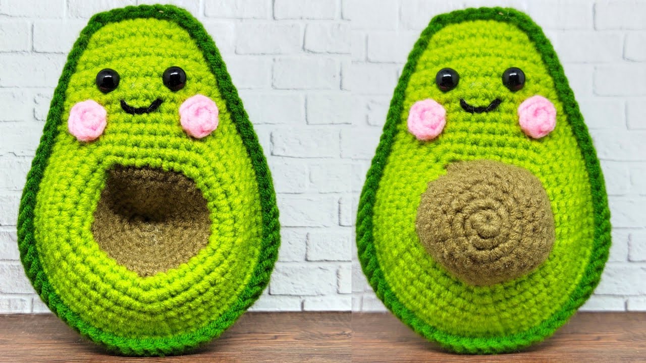AVOCADO | HOW TO CROCHET | AMIGURUMI TUTORIAL