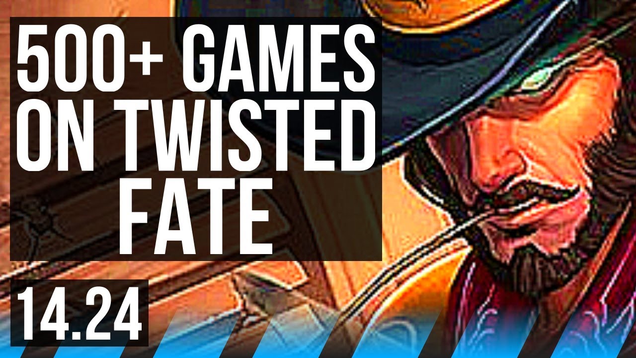 TWISTED FATE vs LUX (MID) | 500+ games | NA Master | 14.24