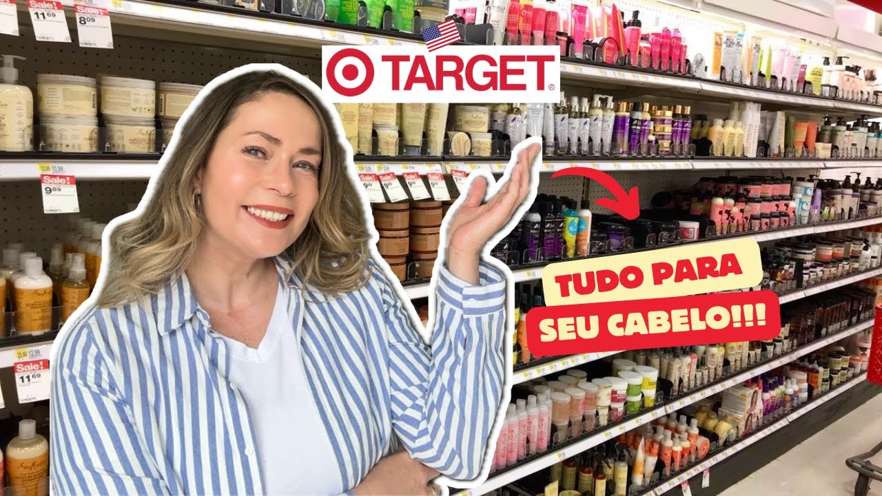 COMPRANDO PRODUTOS DE CABELOS NOS ESTADOS UNIDOS - LOJA TARGET #comprasnoseua #vidanoseua