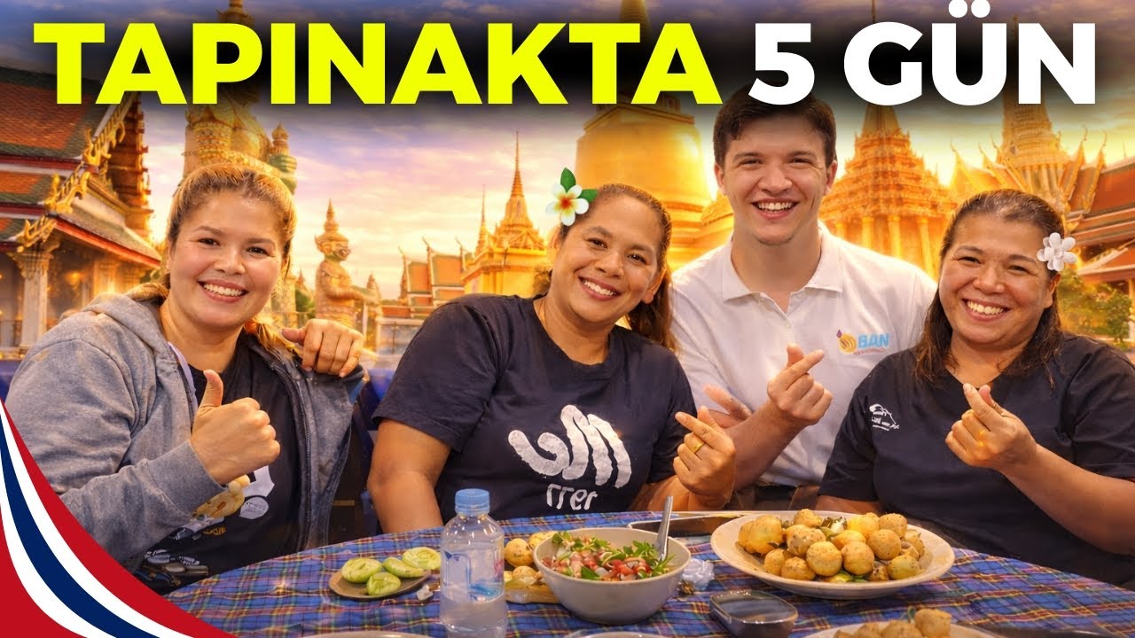 Tayland'da 5 Gün Bir Budist Tapınağında Yaşadım (Turist Gibi Değil) 🇹🇭