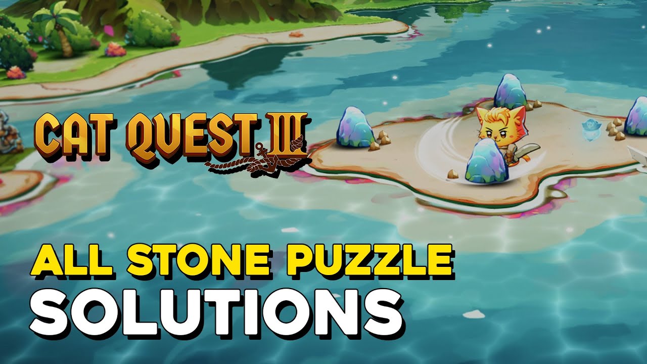 Cat Quest 3 All Blue Stone Puzzle Solutions